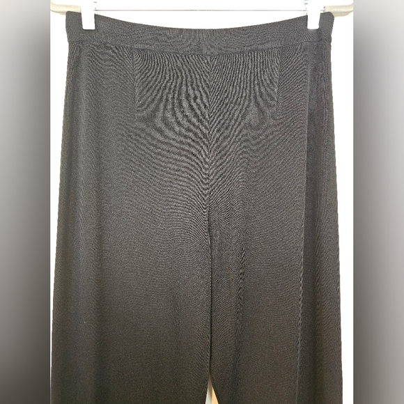 Exclusively Misook Size Medium Black Super High Rise Pull-On Career Dress Pants - Picture 2 of 7